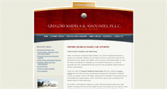 Desktop Screenshot of kudelalaw.com